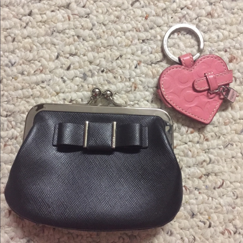 Authentic Coach Coin Pouch and Keychain